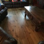 Engineered hardwood flooring, with special finish