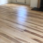 Ash flooring restored to its former beauty